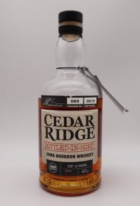 Cedar Ridge Bottled-In-Bond Iowa Bourbon
