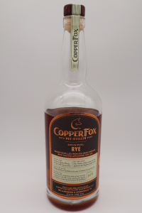 Copper Fox Straight Rye Whiskey
