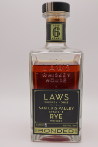 Laws Whiskey House Bonded San Luis Valley Rye